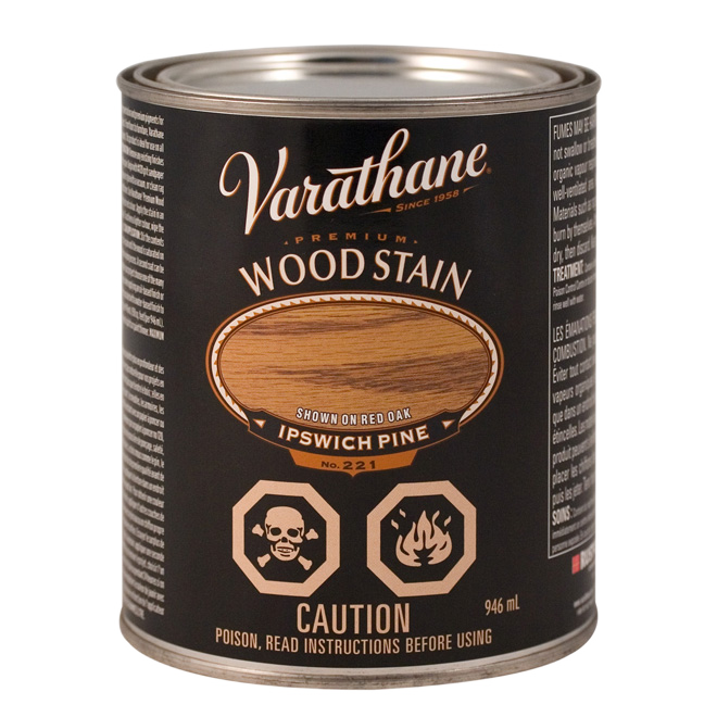 VARATHANE PREMIUM WOOD STAIN ALKYD IPSWICH PIN 946ML