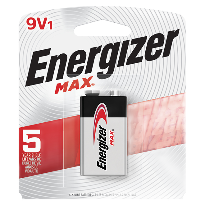 ENERGIZER 9V ALKALINE BATTERY PK1