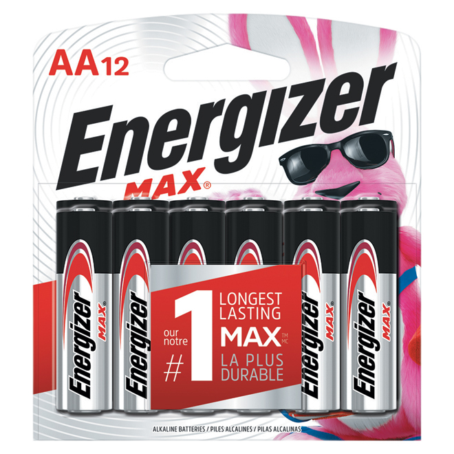 ENERGIZER AA ALKALINE BATTERIES PK12