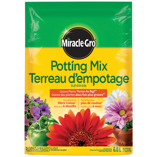 MIRACLE GRO POTTING SOIL 8.8 LT