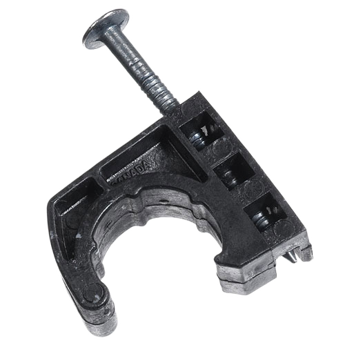 BOW W/NAIL-J- HANGER PIPE CPVC BLACK 3/4"x10/PK