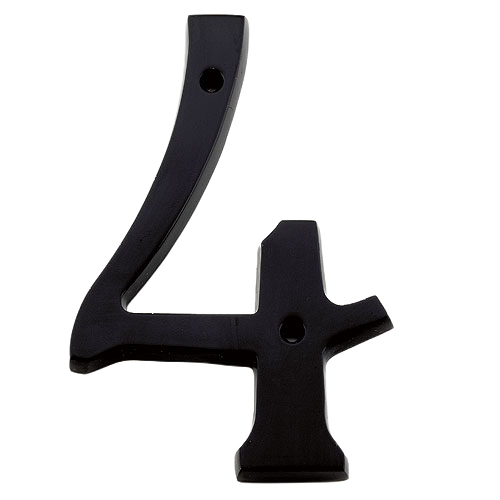 TAYMOR -4- NUMBER BLACK 6"