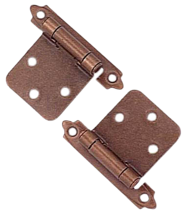 RICHELIEU SELF-CLOSING CABINET HINGE ANT.COPPER PK/2