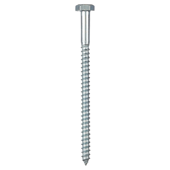 RELIABLE HEX.HEAD LAG SCREW STEEL ZINC 1/4x4"x50BX