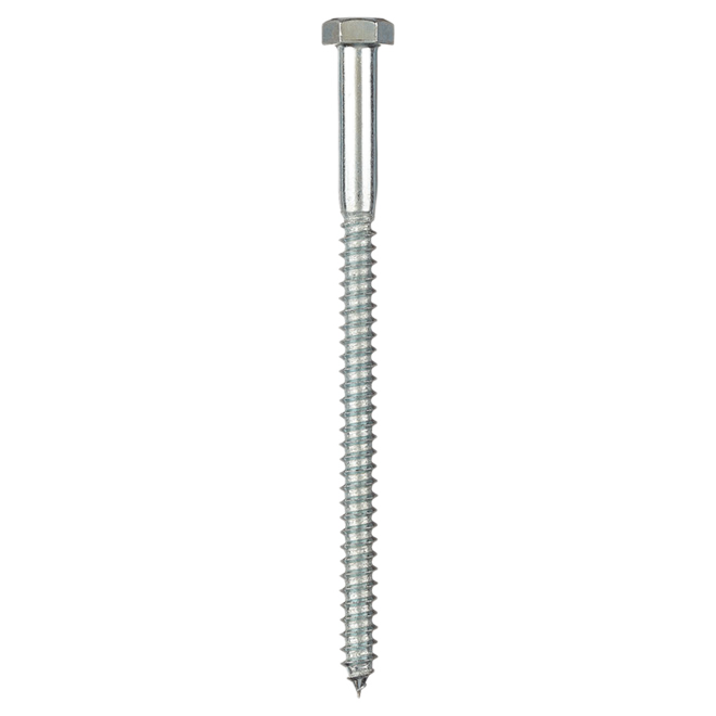 RELIABLE HEX.HEAD LAG SCREW STEEL ZINC 5/16x5"x50BX