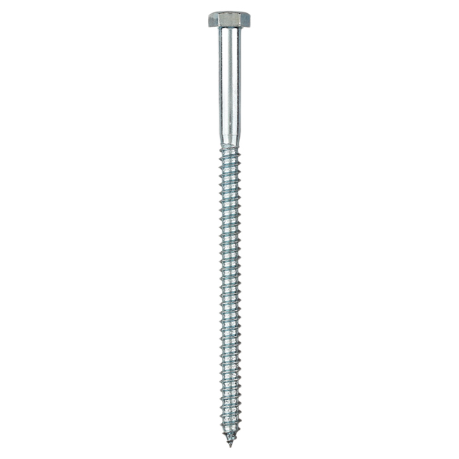 RELIABLE HEX.HEAD LAG SCREW STEEL ZINC 5/16x5.5"x50BX