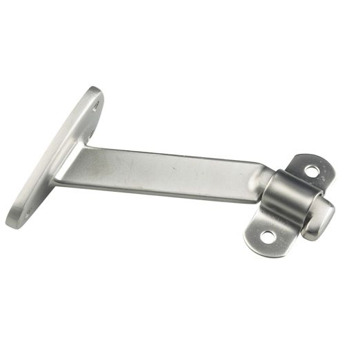 ONWARD HEAVY DUTY BRACKET HANDRAIL METAL NICKEL FLAT 4.25"x2.5x2