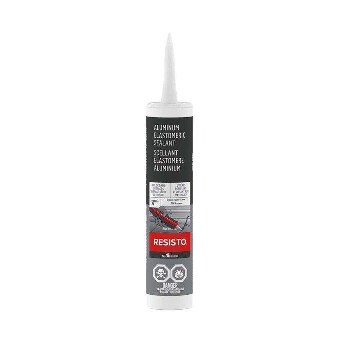 RESISTO TUBE SEALER ELASTOMER ALUMINUM 310ML