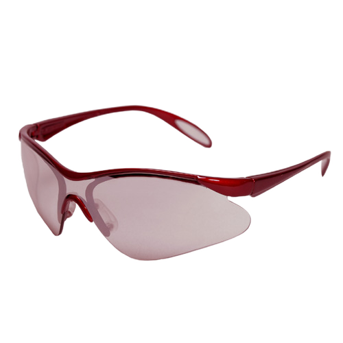 DEGIL SAFETY BLUE LENS SAFETY GLASSES POLYCARBONAT DARK RED