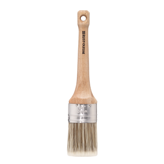 RUST-OLEUM OVAL CHALK PAINT BRUSH POLYESTER WOOD 1.5"