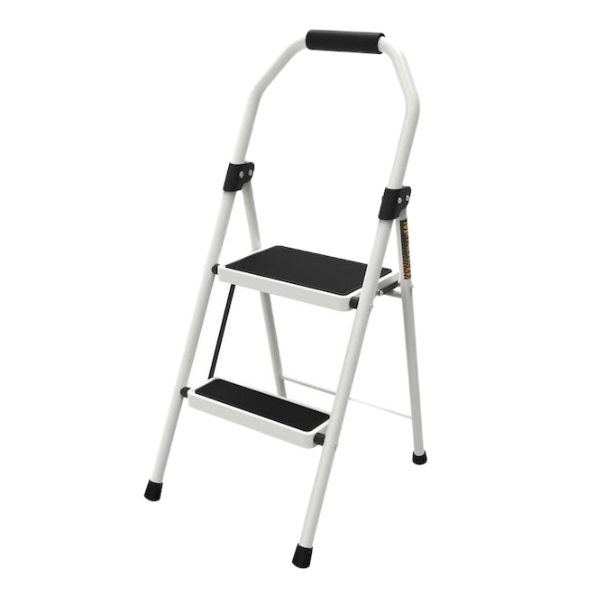 METALTECH TYPE 2 STEP STOOL 2ST STEEL BLACK/WHITE