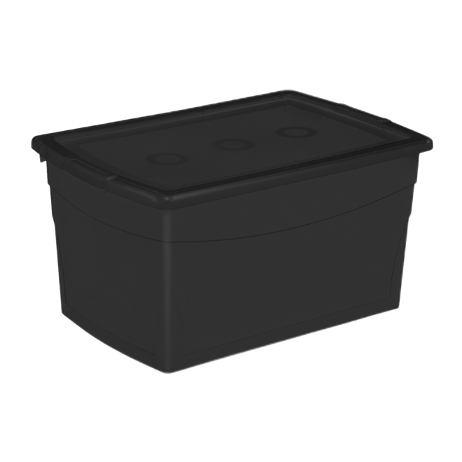 KIS OMNI STORAGE BOX PLASTIC BLACK 50L