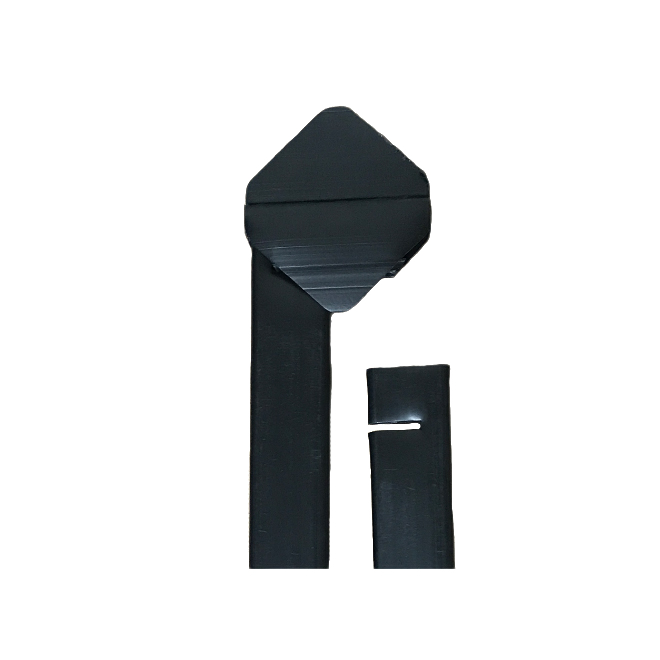 MASTER HALCO VERTICAL SLA FENCE SLAT PVC/PRIVACY BLACK 4' 80/PK