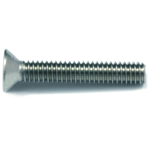 RELIABLE FLAT HEAD MACHINE SCREW STAINL.STEEL #10-24x1"xBX/4