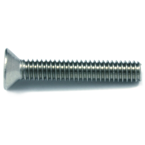 RELIABLE FLAT HEAD MACHINE SCREW STAINL.STEEL #10-24x2"xBX/2