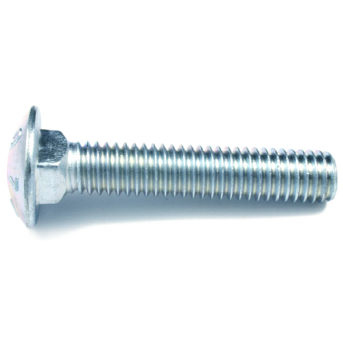 RELIABLE WITHOUT NUT CARRIAGE BOLT STEEL ZINC 3/8-16x10"xBX/25