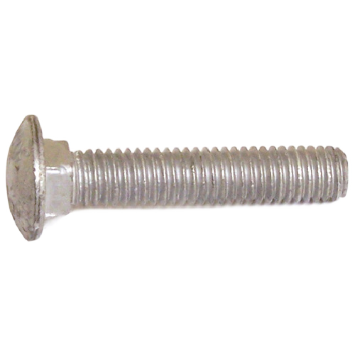 RELIABLE CARRIAGE BOLT GALV. STEEL GALVANIZED #3/8x3 1/2"xBX/50