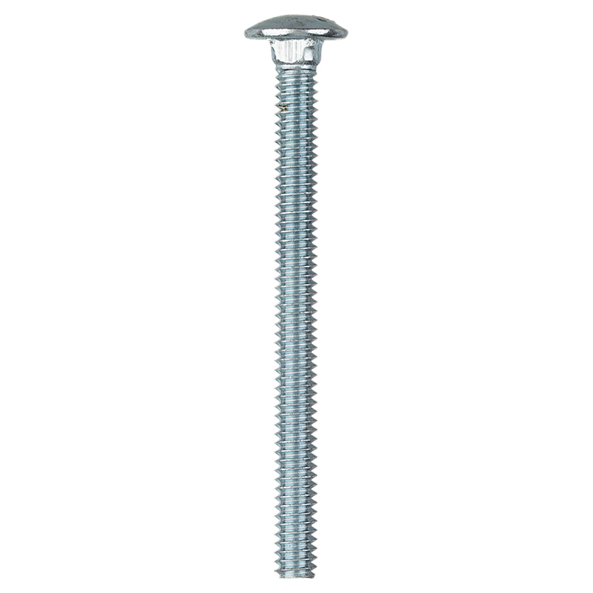 RELIABLE WITHOUT NUT CARRIAGE BOLT STEEL ZINC 1/4-20x3"x50BX