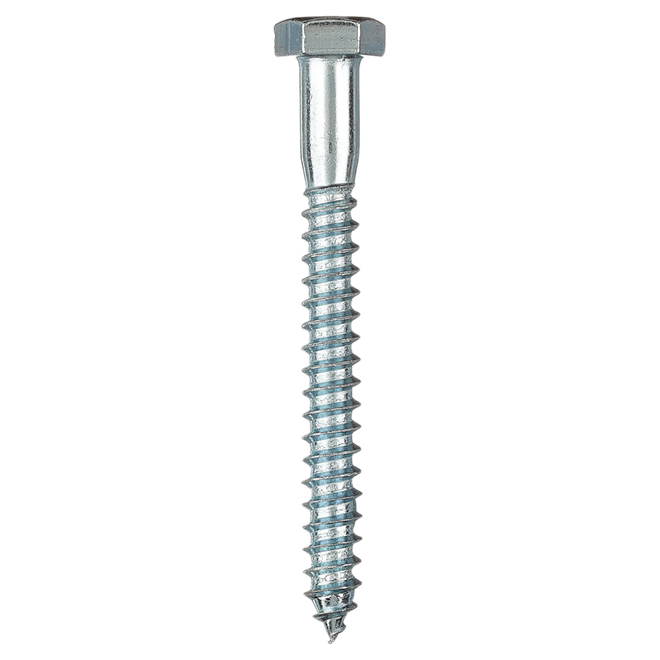 RELIABLE HEX.HEAD LAG SCREW STEEL ZINC 5/16x3"x50BX