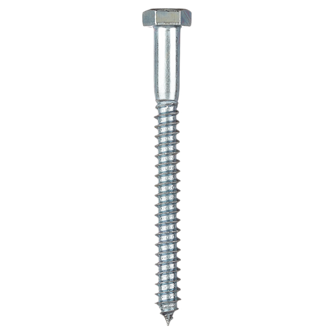 RELIABLE HEX.HEAD LAG SCREW STEEL ZINC 5/16x3.5"x50BX