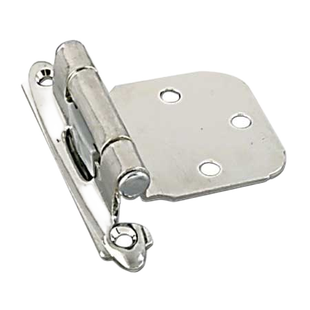 RICHELIEU SPRING HINGE METAL BRUS NICKEL PK/2