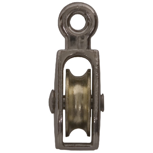 BEN-MOR RIGID EYE PULLEY STEEL NICKEL 3/4"