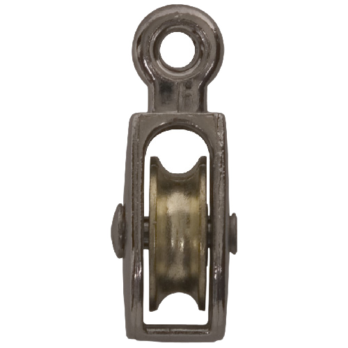 BEN-MOR RIGID EYE PULLEY STEEL NICKEL 1 1/2"