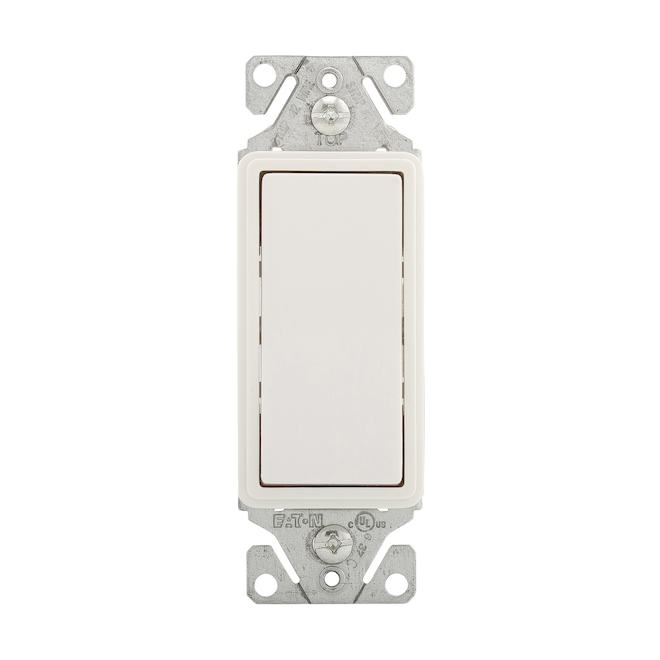 EATON DECO ILLUMINATED SWITCH WHITE 120/227V-15AM