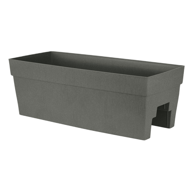 HARMONY RAIL PLANTER SLATE 27"