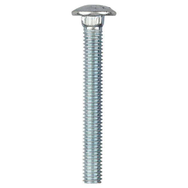 RELIABLE WITHOUT NUT CARRIAGE BOLT STEEL ZINC 3/8-16x3"x50BX