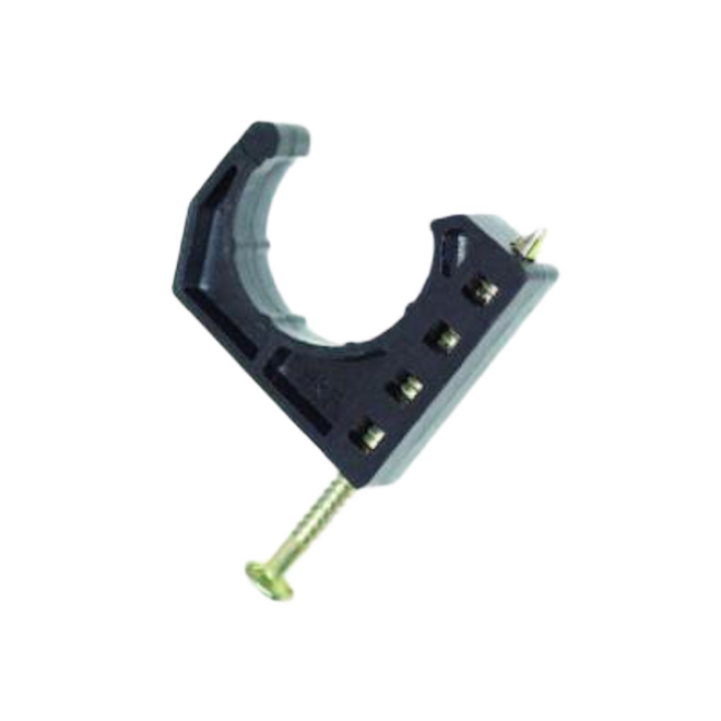 WATERLINE J CLAMP PLASTIC BLACK 3/4"-6BX