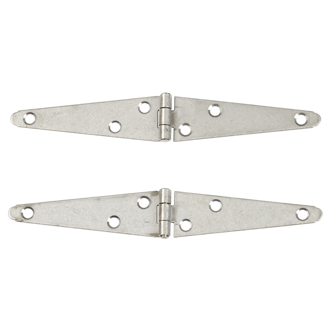 ONWARD LIGHT DUTY STRAP HINGE S.STEEL 4"