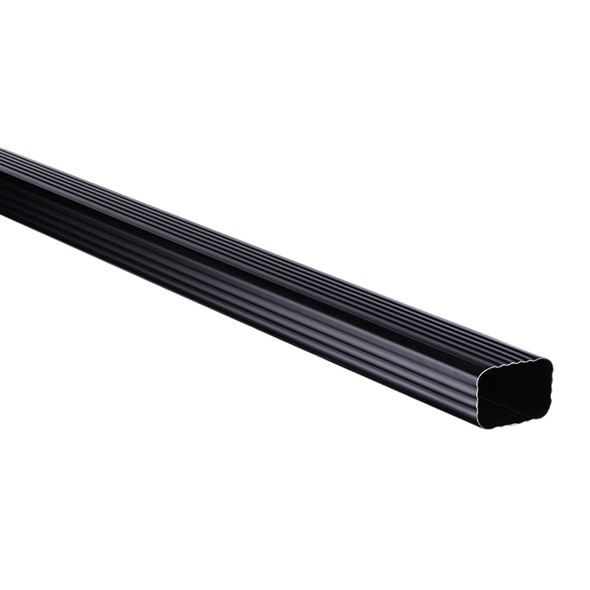 KAYCAN DOWNSPOUT ALUMINUM MATTE BLACK 2"x3"x10'