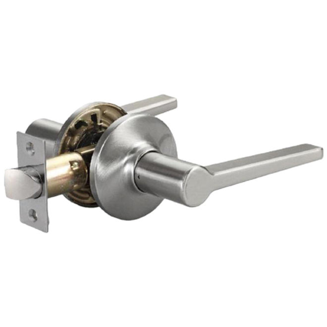 RELIABILT LYRE PASSAGE LEVER ZINC SAT.NICKEL