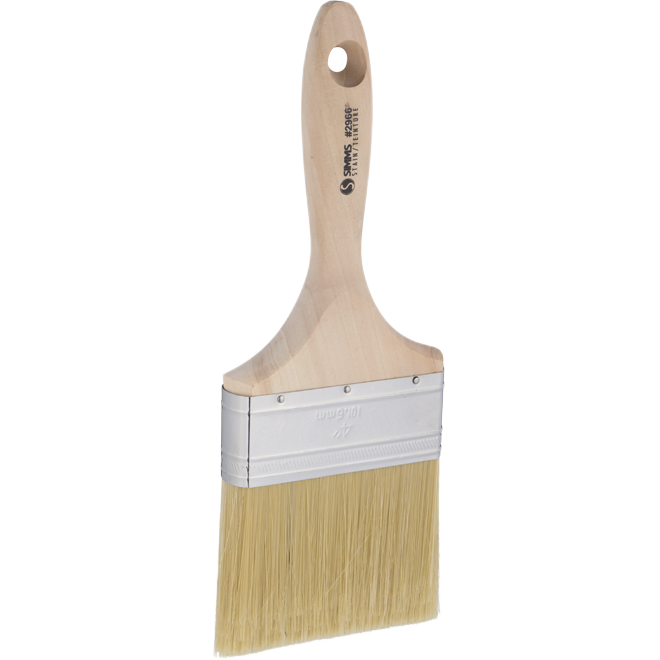 SIMMS STAIN STAIN BRUSH BRISTLE BROWN 100MM