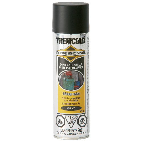 TREMCLAD PERFORMANCE ENAMEL PAINT BLACK MATTE 426GR
