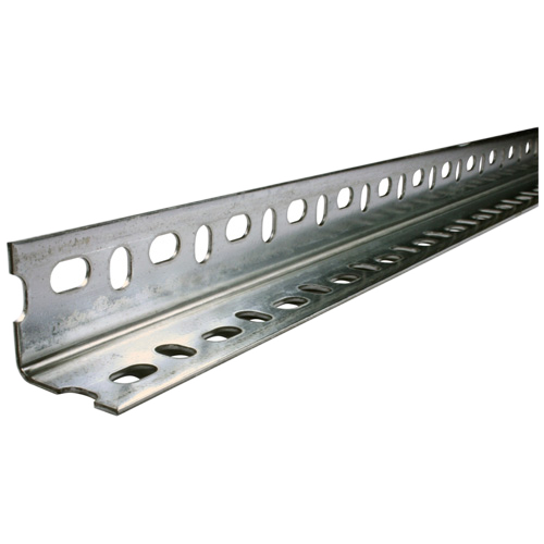 RELIABLE SLOTTED ANGLE BAR GALV.STEEL 1 1/2"x3'x0.074"