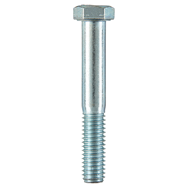 RELIABLE GRADE 2 HEXAGONAL BOLT STEEL ZINC 3/8-16x2 1/2"x50BX