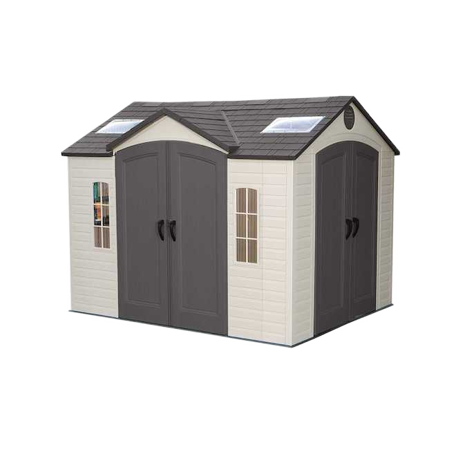 LIFETIME STORAGE SHED RESIN DESERT TAN 10'x8'