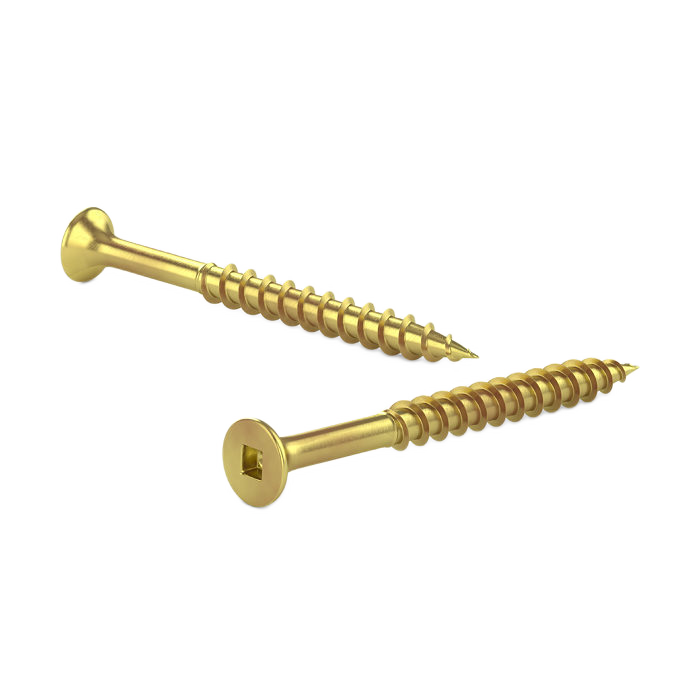 YELLOW ZINC SCREWS 1-3/4" 29#