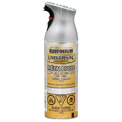 RUST-OLEUM ALL-SURFACE UNIV.METALL.PAINT AEROSOL SILVER 340GR