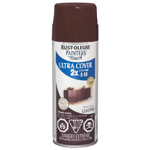 PAINTER'S TOUCH ULT.COVER 2X INT/EXT PAINT GL.K.BROWN 340GR