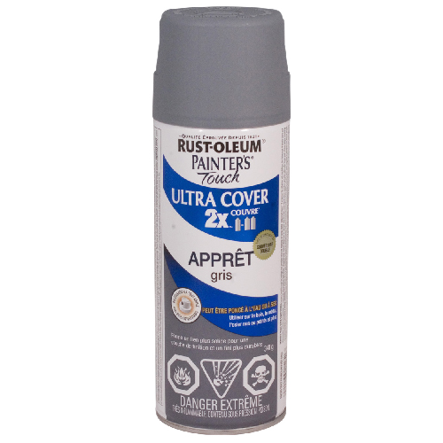 PAINTER'S TOUCH ULT.COVER 2X INT/EXT PAINT GREY PRIMER 340GR