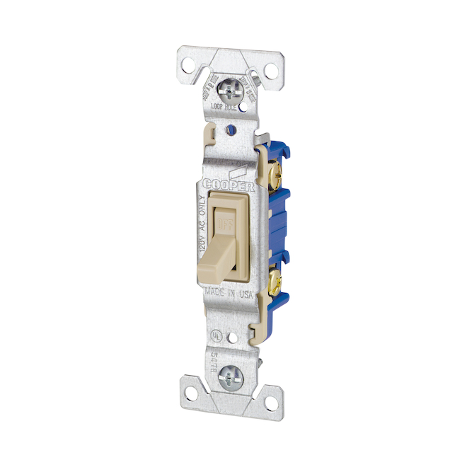 EATON TOGGLE SWITCH IVORY 15AM 120V