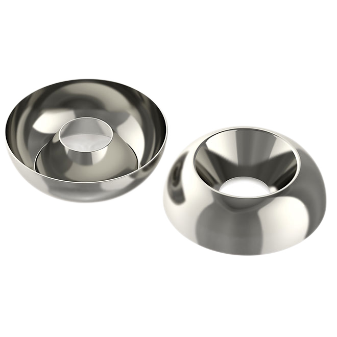 RELIABLE FINISHING WASHER STEEL PLAT.NICKEL #12xBX/100