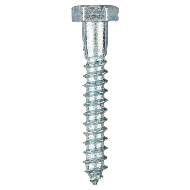 RELIABLE HEX.HEAD LAG SCREW STEEL ZINC 5/16x2"x50BX