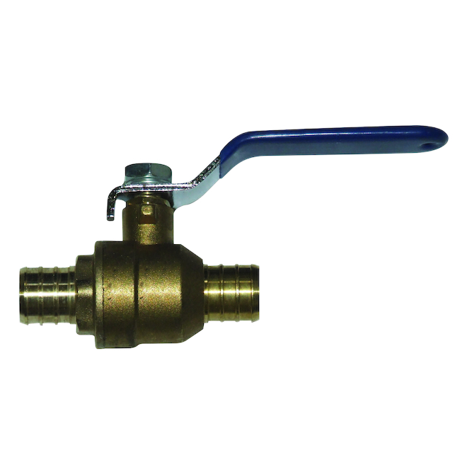 WATERLINE FULL PORT HANDLE VALVE BRASS GOLD 3/4"