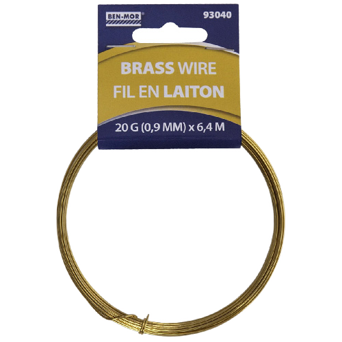 BEN-MOR 20G WIRE BRASS BRASS 6.4MxGA20