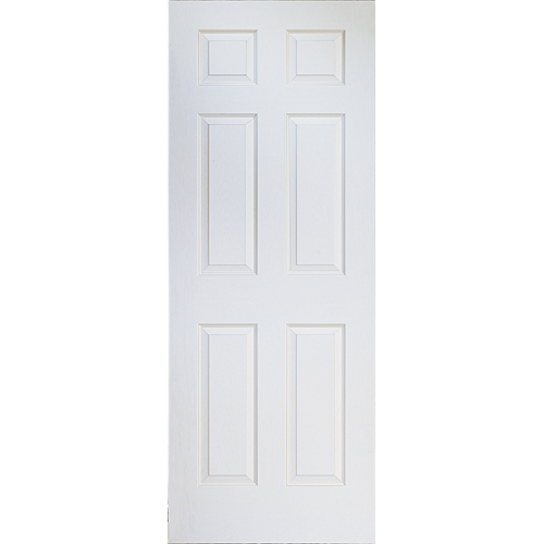 METRIE 6PNL TEXT DOOR PANELS HARDBOARD WHITE 32"x80"x1 3/8"