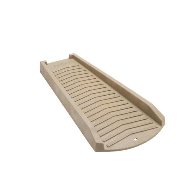 AMERIMAX SPLASH BLOCK PLASTIC STONE 24x11.5x2"
